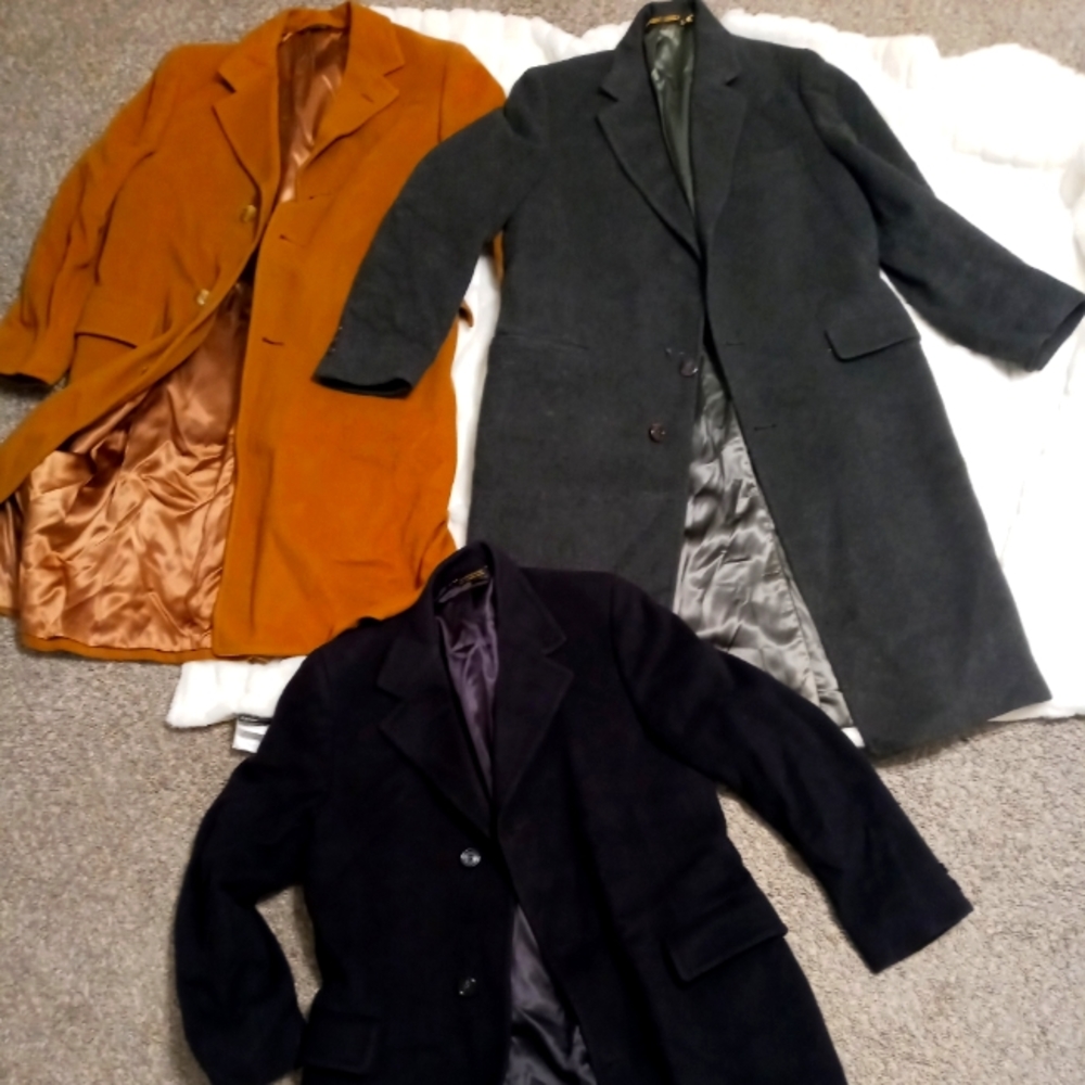 100% Mongolian Cashmere coats